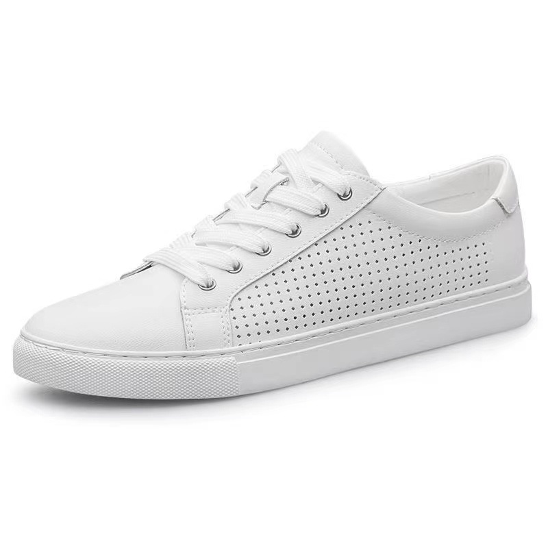 Men's Leather Sneakers Soft Leather Soles Breathable Casual Shoes