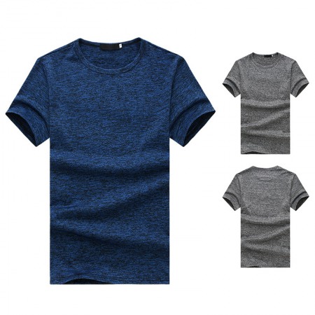 New Men's Plus Size Stretch Short Sleeve T-Shirt